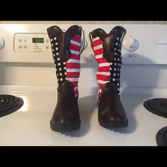 American Flag Boots - Picture 1 of 7